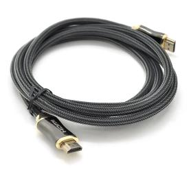 Відео-кабель VEGGIEG HDMI(тато)HDMI(тато), 3m 4K ARC v2.0, HX-3 OD-7.0mm, в оплетке