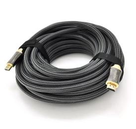 Відео-кабель VEGGIEG HDMI(тато)HDMI(тато), 15m 4K ARC v2.0, HX-15 OD-8.0mm, в оплетке