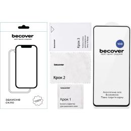 Захисне скло BeCover 10D для Motorola Moto G57 Power Black (714856)