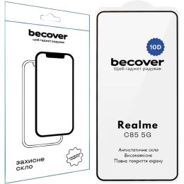 Захисне скло BeCover 10D для Realme C85 5G Black (715140)