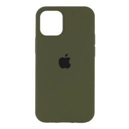 Чохол-накладка EpiK Silicone Case Full Protective (AA) для iPhone 13 Olive