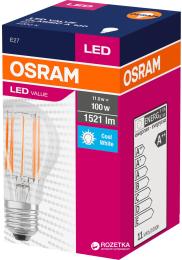 Світлодіодна лампа OSRAM LED Value Filament A100 11W (1521Lm) E27 4000K (4058075439597)