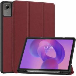 Чохол-книжка для планшета BeCover Flexible TPU Mate для Lenovo Idea Tab/K11 Red Wine з кріпленням для стилуса (715635)