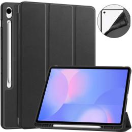 Чохол-книжка для планшета BeCover Flexible TPU Mate для Samsung Galaxy Tab S10 FE Plus X620/X626 13.1 Black з кріпленням для стилуса (715595)