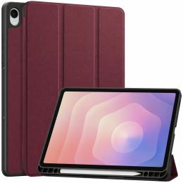 Чохол-книжка для планшета BeCover Flexible TPU Mate для Samsung Galaxy Tab S11 X730/X736 11.0 Red Wine з кріпленням для стилуса (715580)