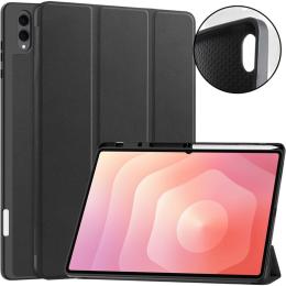 Чохол-книжка для планшета BeCover Flexible TPU Mate для Samsung Galaxy Tab S11 Ultra X930/X936 14.6 Black з кріпленням для стилуса (715581)