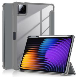 Чохол-книжка для планшета BeCover для Xiaomi Pad 7/7 Pro 11.2 Gray з кріпленням для стилуса (715542)