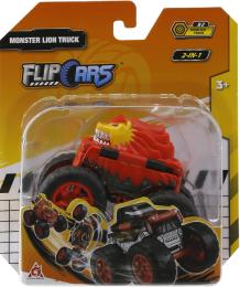 Іграшкова машинка Flip Cars EU463875A-02 2 в 1 Монстр-трак Лев