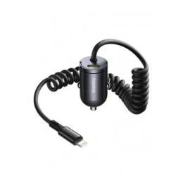 Автомобільний зарядний пристрій для телефона Baseus Tiny Star Mini Car Charger (C + L Cable Included) 30W Black C00035001121-01