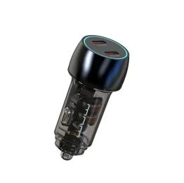 Автомобільний зарядний пристрій для телефона WUW WUW-C283 PD30W + PD30W Black