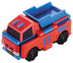 Іграшкова машинка Flip Cars EU463875-01 2 в 1 Кран і Самоскид