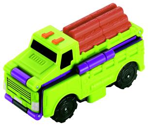 Іграшкова машинка Flip Cars EU463875-03 2 в 1 Лісовоз і Транспортер