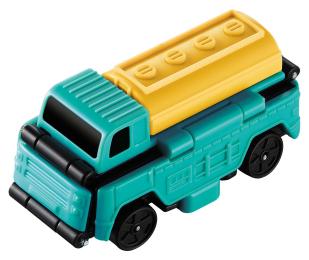Іграшкова машинка Flip Cars EU463875-08 2 в 1 Поліцейський позашляховик і Автоцистерна