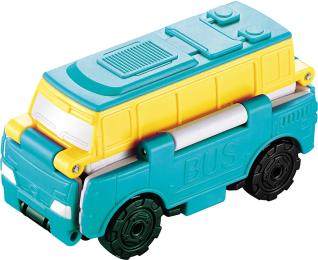 Іграшкова машинка Flip Cars EU463875-11 2 в 1 Автобус і Мікроавтобус