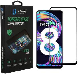 Захисне скло BeCover для Realme 8 Black