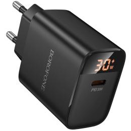 Адаптер живлення для телефона Borofone BA97A PD30W (1USB-C) Black
