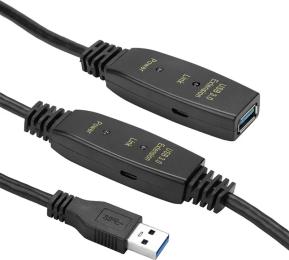 Кабельний подовжувач PowerPlant CA912858 USB 3.0 AM  AF, 10 м