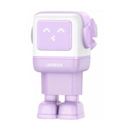 Адаптер живлення для телефона Ugreen CD361 USB + 2xUSB-C 65W Robot GaN Tech Fast Charger Purple (35291)