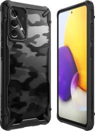 Чохол-накладка Ringke Fusion X для Samsung Galaxy A725 A72 Camo Black
