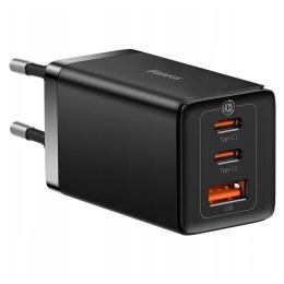 Адаптер живлення для телефона Baseus GaN5 Pro 2C + U 65W EU Black (CCGP120201)
