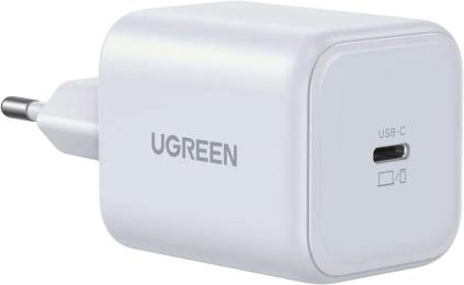Адаптер живлення для телефона Ugreen X524 45W USB-C GaN Fast Charger White (65053)