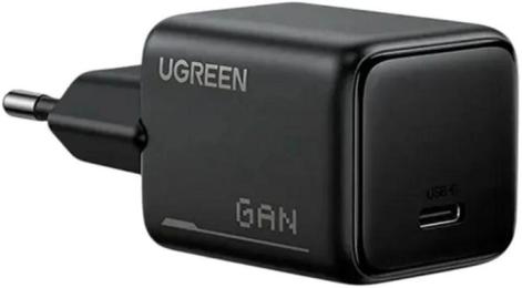 Адаптер живлення для телефона Ugreen X517 USB-C 25W GaN Fast Charger Black (65736)
