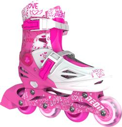 Дитячі роликові ковзани NEON Combo NT10P4 Pink 34-38