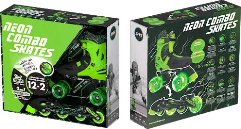 Дитячі роликові ковзани NEON Combo NT09G4 Green 30-33