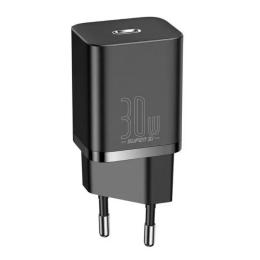 Адаптер живлення для телефона Baseus Super Si Quick Charger Type-C 30W Black (CCSUP-J01)