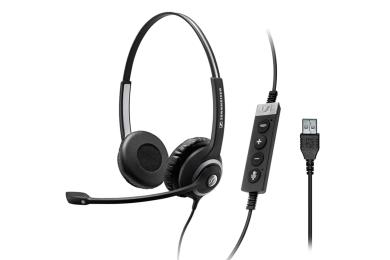 Накладні навушники Sennheiser SC 260 Black USB MS II