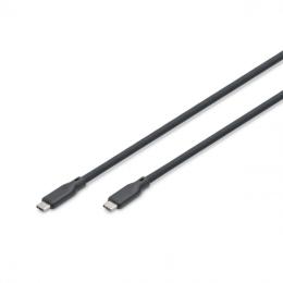 Дата-кабель Digitus USB-C  USB-C USB4 2.0, 80G, 240W, 16K, 1.5м Black