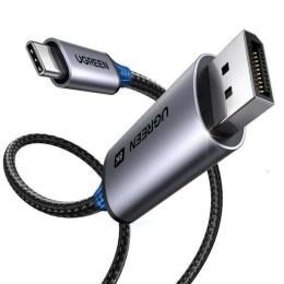Дата-кабель Ugreen CM556 USB-C to DisplayPort 8K Cable 3m Black (25839)
