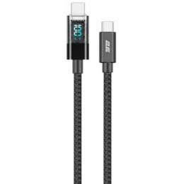 Дата-кабель 2E USB-C  USB-C 2E-CC100-BL Black