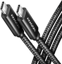 Дата-кабель Axagon BUCM2-CM30AB USB-C - USB-C 2.0, 3м, PD 240W 5A Black