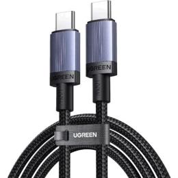 Дата-кабель Ugreen L528 USB-C to USB-C PD 3.0 100W 5A Fast Charging Cable 3m Space Gray (65834)