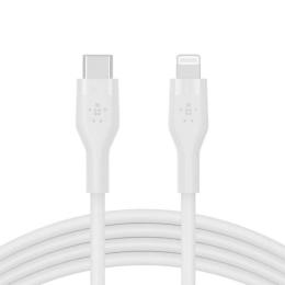 Дата-кабель Belkin BoostCharge Flex Type-C  -  Lightning 2 м White (CAA009bt2MWH_bulk) тех упаковка