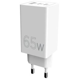 Адаптер живлення для телефона Sigma X-power 65W PS65-01 (GaN PD/QC Charger, 2USB-C+1USB-A)