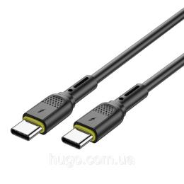 Дата-кабель WIWU Wi-C034 C-C Speed cable 60W Black
