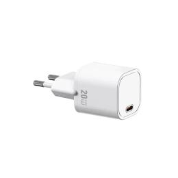 Адаптер живлення для телефона WIWU 20W Cube GaN Fast Charger 1C Wi-G014 EU White