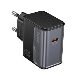 Адаптер живлення для телефона Hoco CS72A Star Speed PD30W charger (EU) Midnight Black