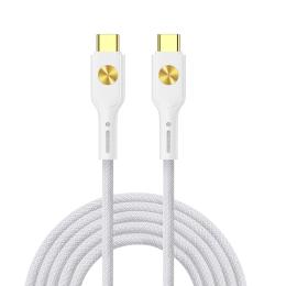 Дата-кабель WIWU Wi-C035 C-C City cable 100W White