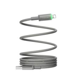 Дата-кабель WIWU Wi-C081 12W Maglink Magnetic Cable USB A to Lighting Gray