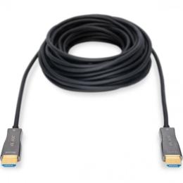 Відео-кабель Digitus HDMI UHD 4K, AOC hybrid-fiber, type A M/M, 30м Black AK-330125-300-S