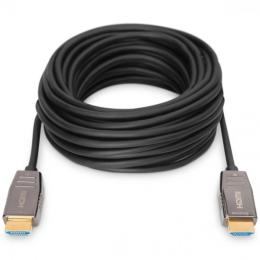 Відео-кабель Digitus HDMI UHD 8K, AOC hybrid-fiber, type A M/M, 10м Black AK-330126-100-S