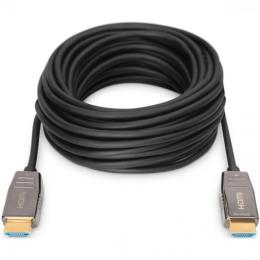 Відео-кабель Digitus HDMI UHD 8K, AOC hybrid-fiber, type A M/M, 20м Black AK-330126-200-S