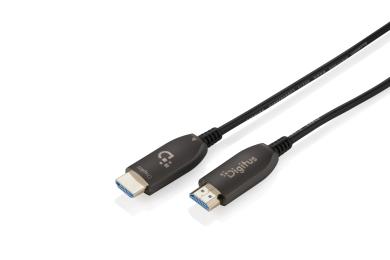 Відео-кабель Digitus HDMI UHD 8K, AOC hybrid-fiber, type A M/M, 50м Black AK-330126-500-S