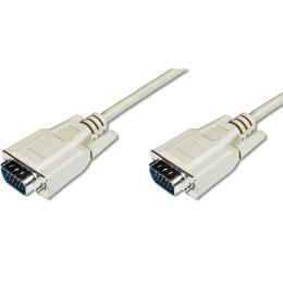 Відео-кабель Digitus VGA (HDDB15M/M) 1.8м White AK-310100-018-E