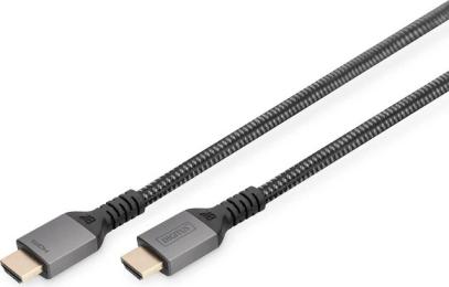 Відео-кабель Digitus HDMI (M/M), 8K, Ultra High speed/Ethernet, 3м Black DB-330200-030-S