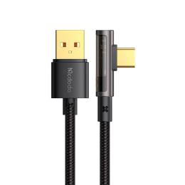Дата-кабель Mcdodo CA-3380 90 Degree A to C 6A 1.2m Black