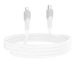 Дата-кабель Hoco X106 Big bull PD charging data cable iP (L = 3M) White